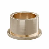 Flanged Sleeve Bearing: Bronze, SAE 841, 12 mm Bore, 15 mm OD, 10 mm Lg, -35°F to 300°F, 10 PK (MPN FFM1215-10B)