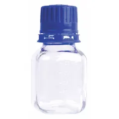 APPROVED VENDOR 125 mL PETG Media Bottle with Tamper Evident Closure, Sterile, Graduated, Colorless