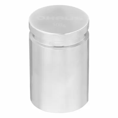 OHAUS Calibration Weight: 500 g Nominal Mass, Cylinder Calibration Wt, 6, No Certificate - Class 6 Calibration Weights
