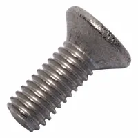 Machine Screw: M3x0.50 Thread Size, 8 mm Lg, Grade 2, Titanium, Plain, Flat, Phillips, Machine Screw (MPN 0107549)