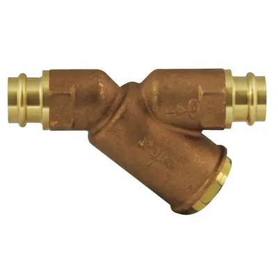 APOLLO Y Strainer: 1/2 in, Compression, Mesh, 0.0313 in Screen Size, Bronze - Bronze Y Strainers