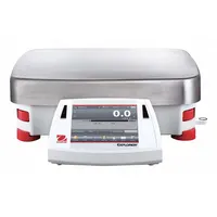 OHAUS Compact Bench Scale: 12,000 g Capacity, 0.1 g Readability, 0.1 g Repeatability, Die-Cast Metal (MPN 30057099)