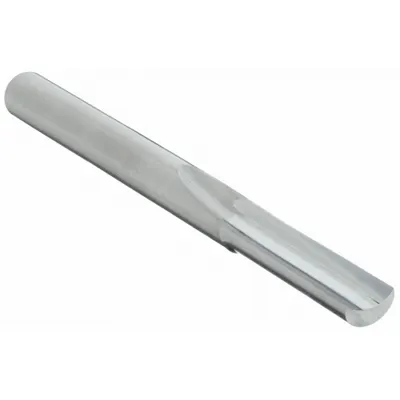 ONSRUD Solid Router Bit: Straight O-Flute, 1/4" Cut Dia, 1" LOC (MPN 61-085) - Straight O-Flute Router Bits for Plastics