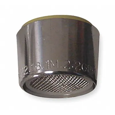KISSLER AB83-6015 Aerated Flow Outlet, Chrome, 55/64"-27 Female, 6-Pack - Faucet Aerators & Outlets