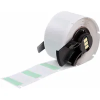 Wraparound Label: 1 in x 1 in, 1 in, Vinyl, Green (Matte), For 16 AWG to 8 AWG Wire Gauge (MPN M6-19-427-GR)