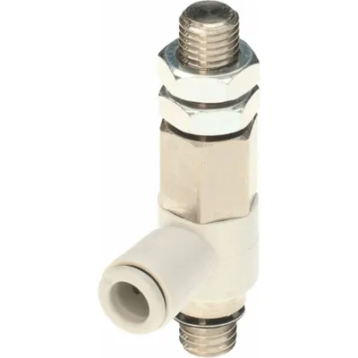 SMC ZPRL-06-A8 External Threaded Vacuum Pad Adapter, 8 mm Port, 8 mm Thread - External Threaded Vacuum Pad Adapters