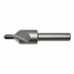 This center drill is designed for creating conical starting holes in lathe work or supporting workpieces between centers. It features an 82° included angle and is made from AlTiN coated high speed steel. Typical applications include precision alignment and drilling of screw machine parts in machining operations.