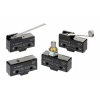 OMRON Snap Action Switch: Plunger Actuator, 1NO/1NC, Screw (MPN Z-15GK355-B)