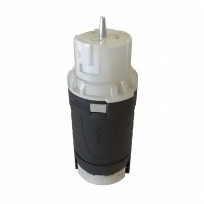 LEGRAND Locking Connector: Non-NEMA, Black, 250V AC, 50 A Current Rating, 3 Poles - General Purpose Connectors