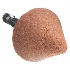 Aluminum Oxide Cone Abrasive Point, 1-1/4 in Head Width, 1-1/4 in Head Length, Single Piece