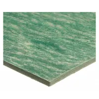 This gasket sheet is made from aramid fiber with an oil-resistant Buna-N binder. It measures 1/32 in thick, 6 in long, and 6 in wide, and is green in color. Used for sealing flanges and joints in industrial piping and equipment where resistance to oils, fuels, and moderate temperatures is required