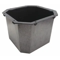 This 6-gallon sewage basin collects wastewater and effluent in below-grade applications such as basements or commercial pits. It serves as the holding tank for a sewage ejector pump system, ensuring waste transfer to the main sewer line. Not radon mitigating.