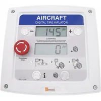 HALTEC Tire Inflator: Aviation Tire Inflators, 1,450 psi Max Op Air Pressure, Digital, Aluminum (MPN 89XDH)