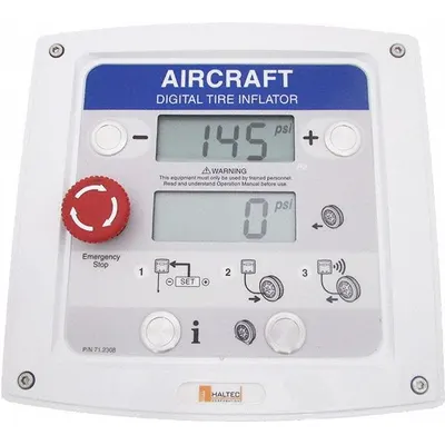 HALTEC Tire Inflator: Aviation Tire Inflators, 1,450 psi Max Op Air Pressure, Digital