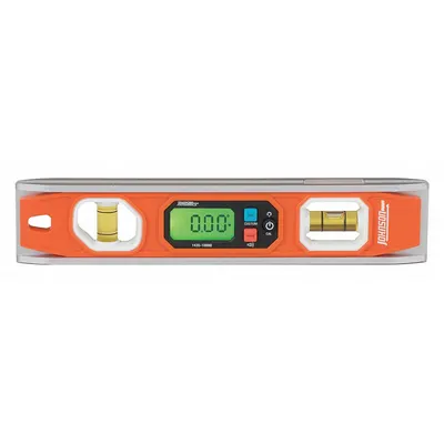 JOHNSON LEVEL Digital Level: 0°– 90°, Includes Batteries, Rare Earth, ±0.20°, 10 in Overall Lg - Magnetic Digital Levels