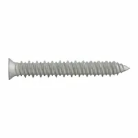 DEWALT Screw Anchor: 4 in Overall Lg, 1/4 in Dia, Steel, Stalgard®, Phillips, Flat, Steel, 500 PK (MPN DFM5ELG976)