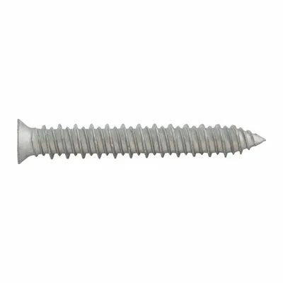 DEWALT Screw Anchor: 4 in Overall Lg, 1/4 in Dia, Steel, Stalgard, Phillips, Flat - Flat-Head Screw Anchors