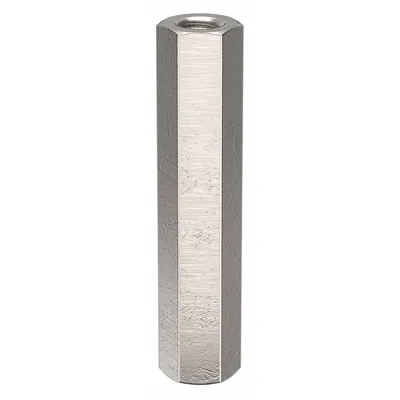OEM Aluminum Female x Female Hex Standoff, Plain, 1-1/4 in Overall Length, 10 Pack - Aluminum Female x Female Standoffs