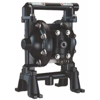 ARO Double Diaphragm Pump: Aluminum Body, 1/2 in, NPT Connection, 12.4 gpm, 255 ft Max. Head (MPN PD05R-AAS-STT-B)