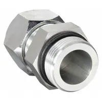 PARKER Compression Fitting Adapter: 3/4 in OD x 1 in Pipe Size, 1-5/16-12 Thread Size, Steel (MPN 16 F5BU-S)