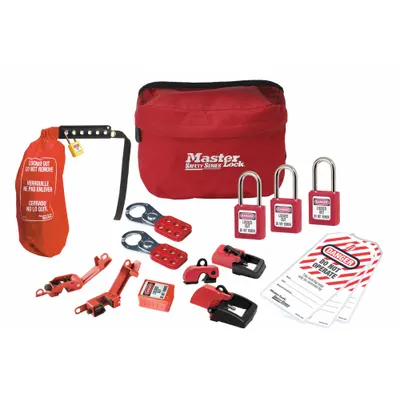 MASTER LOCK Compact Safety Lockout Pouch, Electrical: Electrical - Portable Electrical Lockout Kits