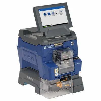 BRADY Desktop Printer: Ethernet/USB/Wi-Fi, 300 dpi Printhead Resolution, 1,000 Max Labels/Day - Wraparound Label Printer & Applicator