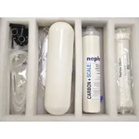 NEPHROS Inline Water Filter: 0.005 micron, 2 gpm, 13 in Overall Ht, 2 1/2 in Overall Dia (MPN 70-0296F)