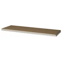 TENNSCO Shelf: 36 in x 18 in, 600 lb Load Capacity, Particleboard, Sand, Shelf (MPN ZDES-3618D SAND)