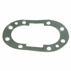 This gasket is a replacement seal for Dayton equipment, designed to prevent leaks between mating surfaces. It is compatible with Dayton model 4KHN8. Used in industrial maintenance and repair applications for rotary gear pumps.