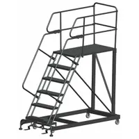 BALLYMORE Mobile Work Platform: 5 ft Platform Ht - Max, 36 in x 48 in, Steel, 800 lb Load Capacity (MPN SEP6-3648)