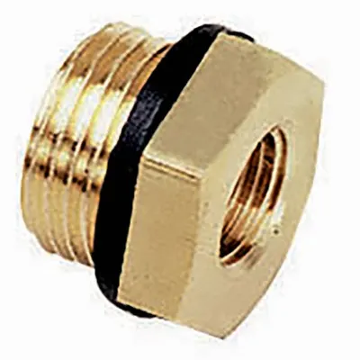 LEGRIS Metal Pipe Straight: Straight, 5 mm x 1/8 in, Female Threaded x Male BSPP Threaded - Threaded High-Pressure Pipe Fittings