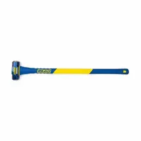 Standard Sledge Hammer: Steel, Fiberglass Handle, 6 lb Head Wt, 1 5/8 in Dia, 36 in Overall Lg (MPN ESH-636F)