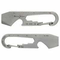 Carabiner Key Clip: 2 1/2 in Key Ring Dia, Stainless Steel, 5/8 in Overall Wd, 2 1/2 in Overall Ht (MPN KMT-11-R3)