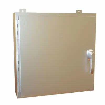 HAMMOND Electrical Enclosure: Stainless Steel, 24 in x 24 in x 6 in, NEMA 12/13/3R/4/4X - Stainless Steel Enclosures