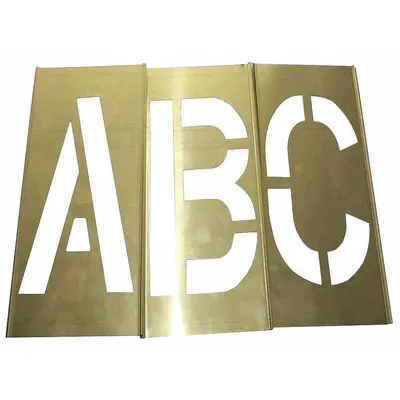 OEM APPROVED VENDOR Brass Interlocking Stencil Set - Brass Interlocking Stencil Sets