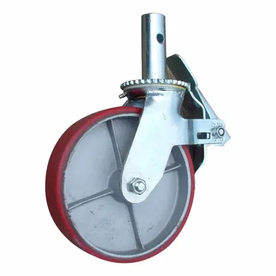 METALTECH Scaffold Caster: Caster, Steel - Casters