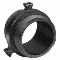 MOON AMERICAN Fire Hose Adapter: 2 1/2 in Compatible Pipe Size, NH x NH, Straight, Aluminum, NH x NH (MPN 378-2522524)