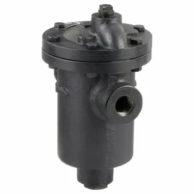 MEPCO Steam Trap: Cast Iron, 1/2 in FNPT, 2,060 lb/hr, 30 psi Max., 450°F Max. - Standard Inverted-Bucket Steam Traps