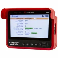 TRIPLETT Camview Analog Camera Tester: PTZ Control Test/Video Transmission, 4.3 in Display Size (MPN 8064)