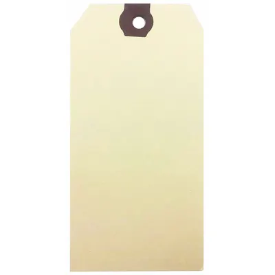 OEM Manila Shipping Tags, 2-3/4" x 1-3/8", 13 Point, 1000 Pack