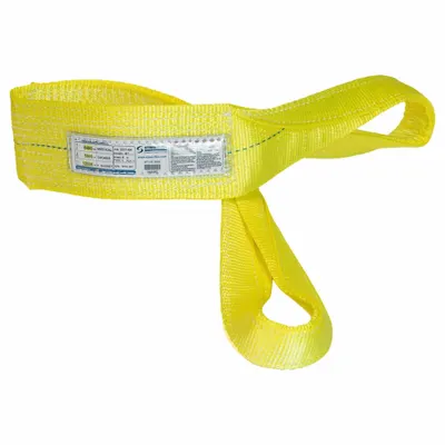STREN-FLEX Web Sling: Type 4, Polyester, 1 Plies, 10 ft Sling Lg - High-Visibility Polyester Twisted-Eye Web Slings