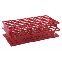 Tube Rack: 2 3/8 in Overall Wd, 8 in Overall Ht, 4 1/8 in Overall Lg, Polypropylene, Magenta (MPN HS27551D)