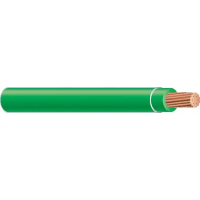 SOUTHWIRE Building Wire: Copper, 4/0 AWG, 1 Conductors, Stranded, Green, 1,000 ft Lg - Copper THHN/THWN-2 Building Wires