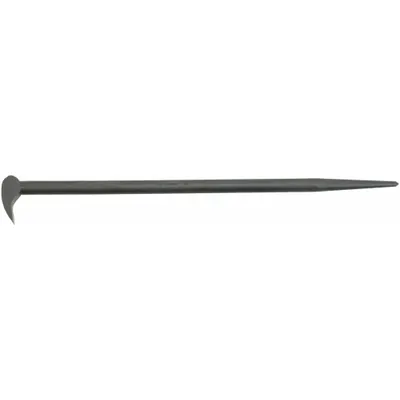 MAYHEW PRO Ladyfoot Pry Bar: Point End, 16 in Overall Lg, 5/8 in Bar Wd, 1 15/16 in End Wd - Rolling-Head Pry Bars