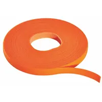 RIP-TIE Hook-and-Loop Cable Tie Roll: 15 ft Lg, 0.75 in Wd, 50 lb Tensile Strength, Orange (MPN W-15-MRL-O)