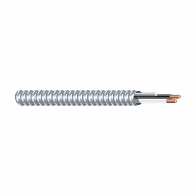 SOUTHWIRE Metal Clad Cable: 12 AWG, 2 Conductors, Copper, 1,000 ft, Aluminum, Std - Standard Metal-Clad Cables