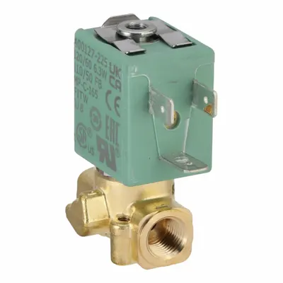 REDHAT Solenoid Valve: 3-Way, Normally Closed, 1/8 in Pipe Size, 110V AC/120V AC - 3-Way/2-Position, Normally Closed Solenoid Valves