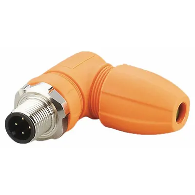 IFM Circular Connector: A Coded, 4 Pin, M12 Male Thread, IP65/IP67/IP68/IP69K - Field-Wireable Washdown-Rated M12 Circular Connectors