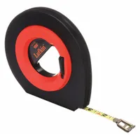 CRESCENT LUFKIN Long Tape Measure: Manual, HYT100, SAE, 100 ft, 1/8 in, Plastic, Inch, Steel, Manual