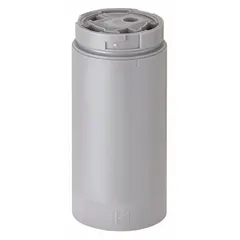 Gray extender for KombiSIGN 40 modular tower light system. Overall height 3 5/16 inches. Used to increase stack height for improved visibility in industrial environments such as machining, material handling, and process control.